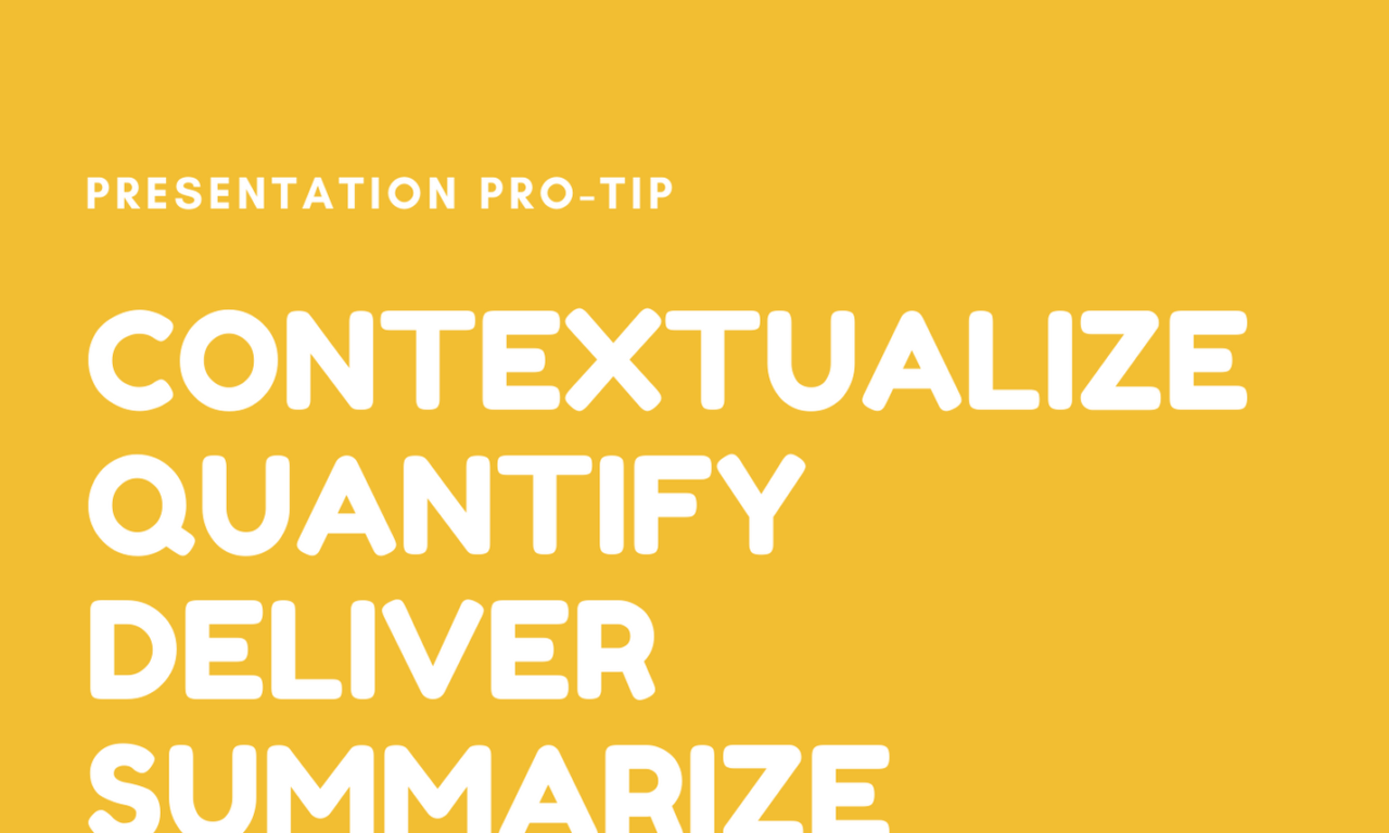 Presentation Pro Tip – 1
